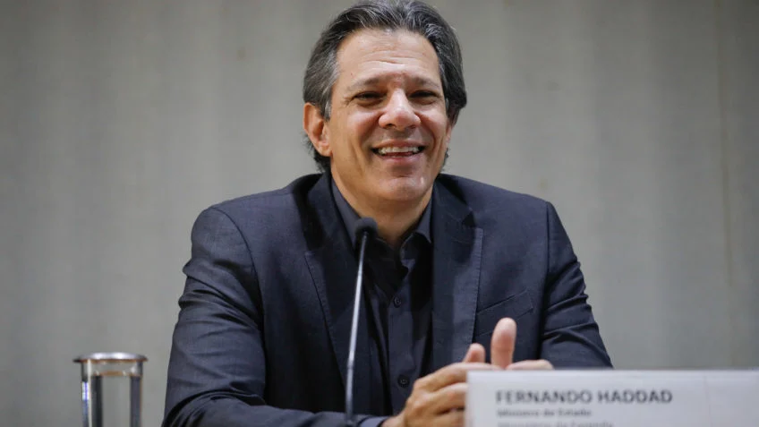 O ministro da Fazenda, Fernando Haddad