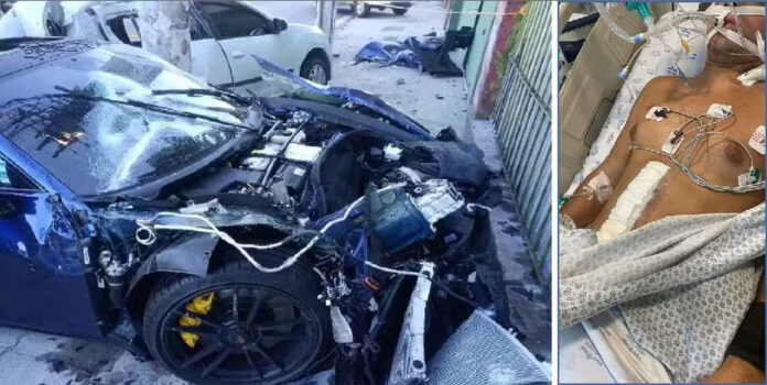 Amigo de motorista de Porsche, ferido em acidente que causou morte, volta a ser internado