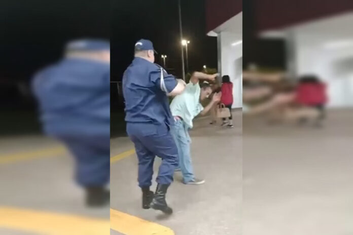 VÍDEO: No DF, vigilante agride paciente em UPA com tapas e chutes