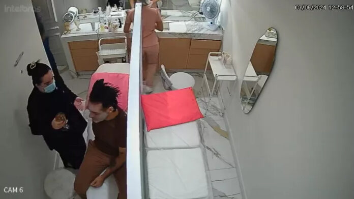 VÍDEO: Imagens de clínica mostram momento em que homem começa a passar mal após peeling de fenol