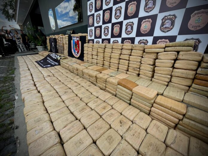 Polícia Civil do Amazonas apreende 10 toneladas de drogas no primeiro semestre de 2024