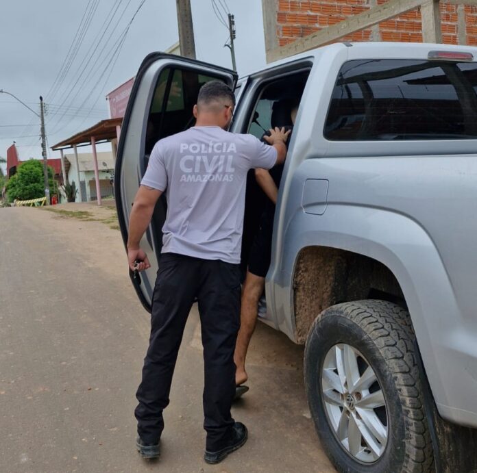 Preso por tráfico de drogas e porte ilegal de arma de fogo, no interior do Amazonas