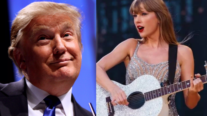 Donald Trump posta falsa imagem com apoio de Taylor Swift nas redes sociais