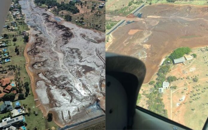 Uma sobrevivente que não teve a identidade divulgada se emocionou ao falar sobre a dimensão do rompimento da barragem no condomínio