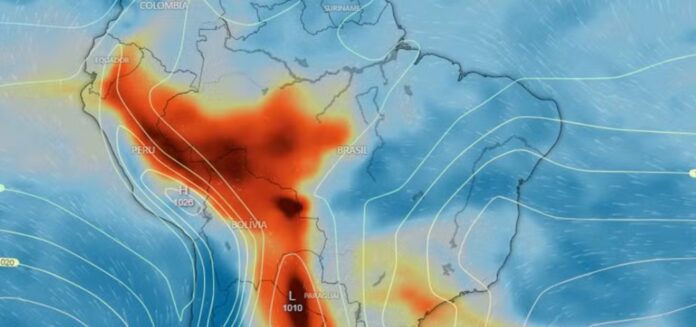 Fumaça das queimadas na Amazônia e Cerrado chega à Argentina e ao Uruguai