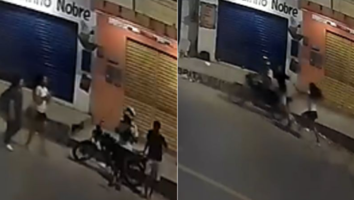 Mulher luta com bandido após reagir a assalto no Nova Vitória