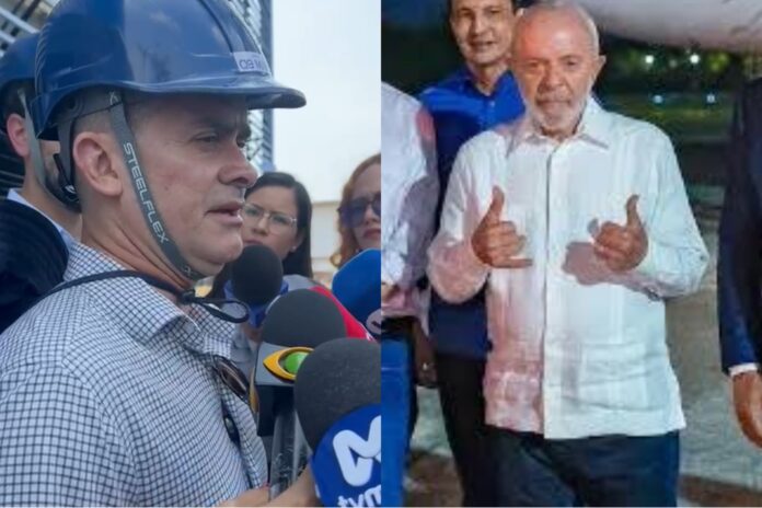 David Almeida agradece visita de Lula para tratar sobre estiagem e queimadas em Manaus