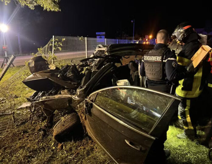 Quatro brasileiros morrem em acidente de carro na França: velocímetro marcava 180 km/h