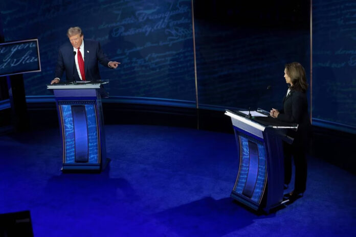 Em 1º debate, Trump e Kamala trocam acusações; imprensa americana diz que democrata venceu