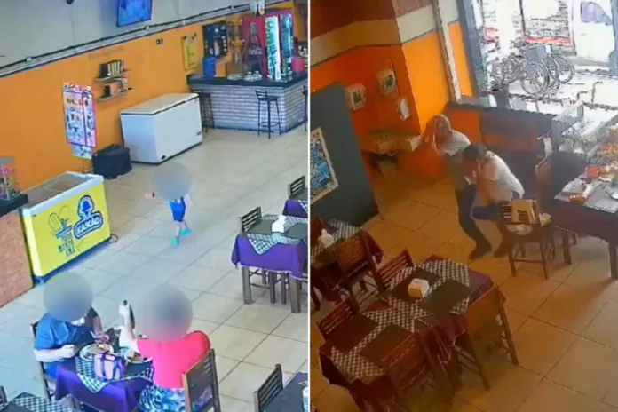 VÍDEO: Criança sai correndo de restaurante e acaba morrendo atropelada em SP