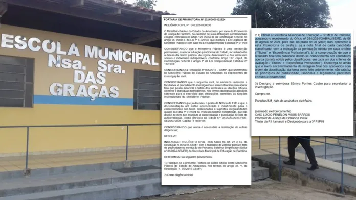 MP investiga processo seletivo da prefeitura de Parintins