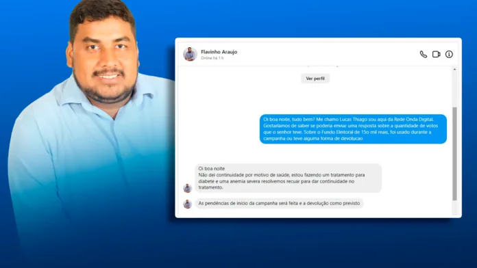 EXCLUSIVO: candidato de 02 votos e R$ 150 mil no bolso se pronuncia para Onda Digital