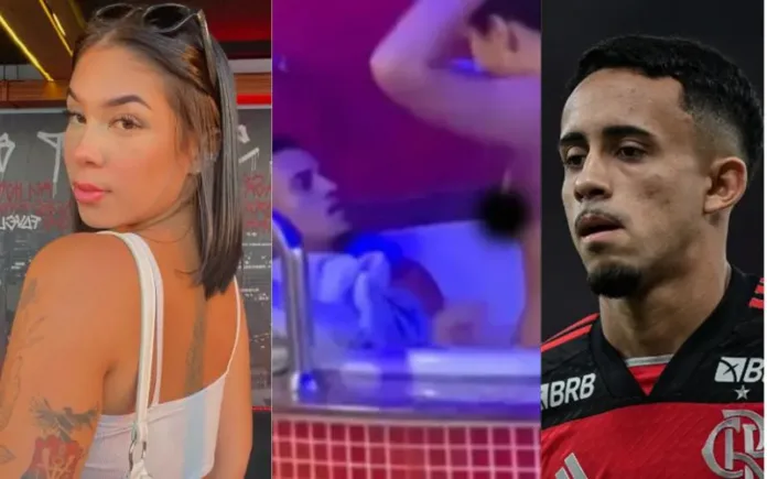 A jovem identificada como Manu Soares, de 22 anos, veio a público se pronunciar sobre o caso envolvendo sua foto vazada em um motel com o jogador do Flamengo