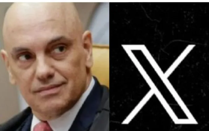 O ministro Alexandre de Moraes, do Supremo Tribunal Federal (STF), recebeu a informação, por meio dos advogados da rede X