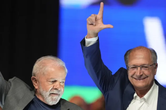 Lula e Alckmin, presidente e vice-presidente