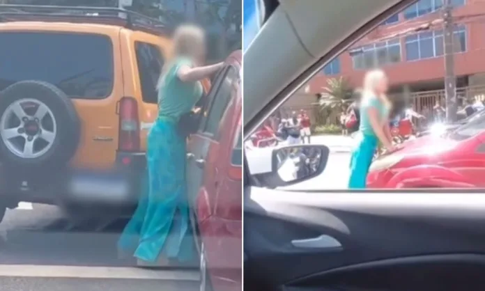 VÍDEO: Briga de trânsito acaba com mulher sendo levada no capô de carro, no Leblon (RJ)