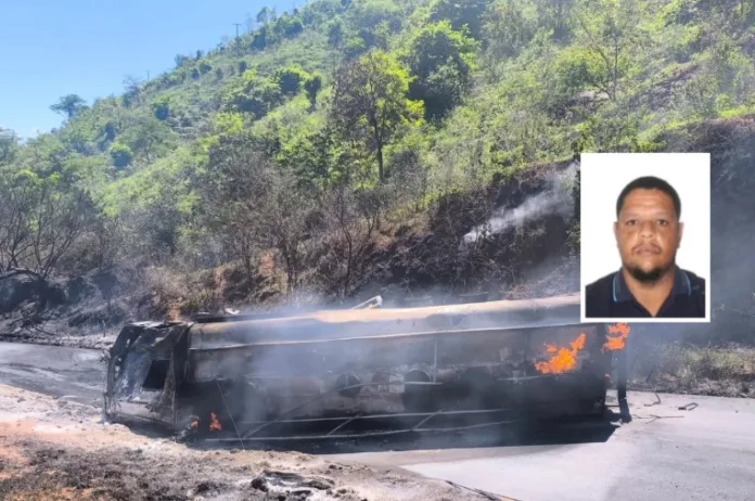 VÍDEO: motorista morre carbonizado em acidente com caminhão de combustível