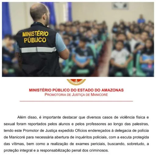 Estudantes denunciam violência sexual em escolas de Manicoré