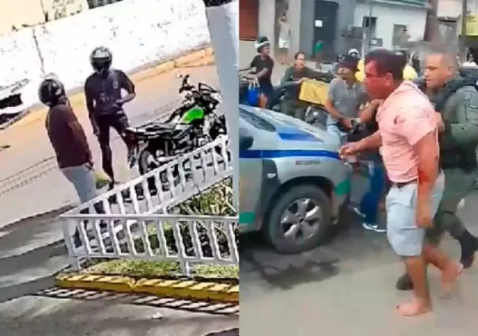 VÍDEO: Veja momento em que PM que matou motociclista de app é espancado no Recife