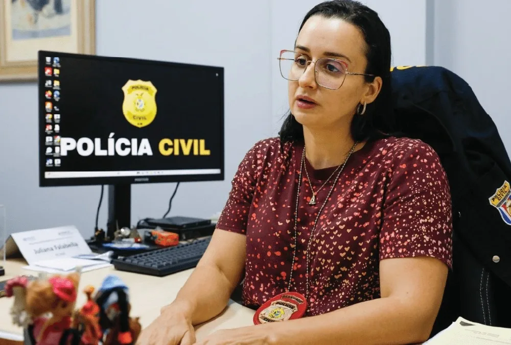 Delegada Juliana Viga, titular da Dema. (Foto: Mauro Neto/Secom)