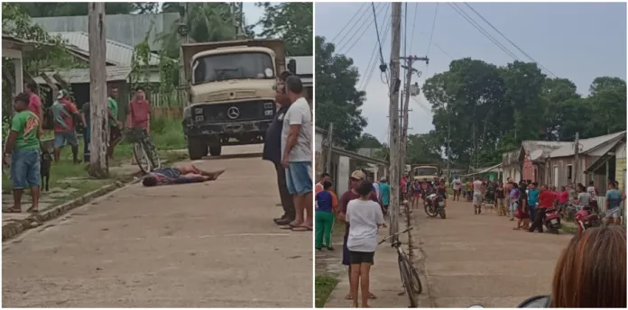 População toca fogo em homem que esquartejou e queimou mulher em Borba