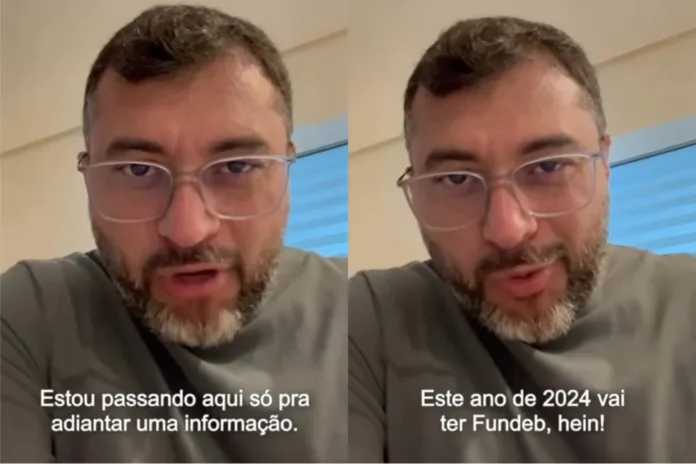 Wilson Lima anuncia Fundeb para profissionais da educação este ano