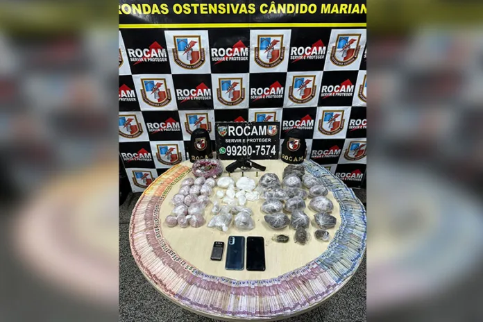 Drogas apreendidas pela Rocam (Foto: Divulgação/PMAM)