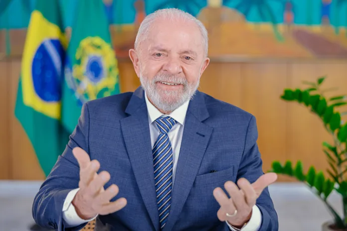 Foto do presidente Lula