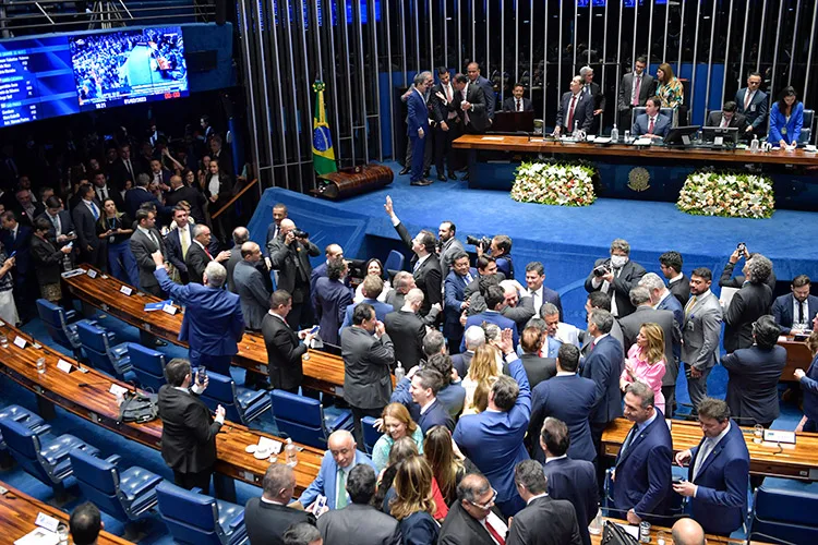 Plenário do Senado. 