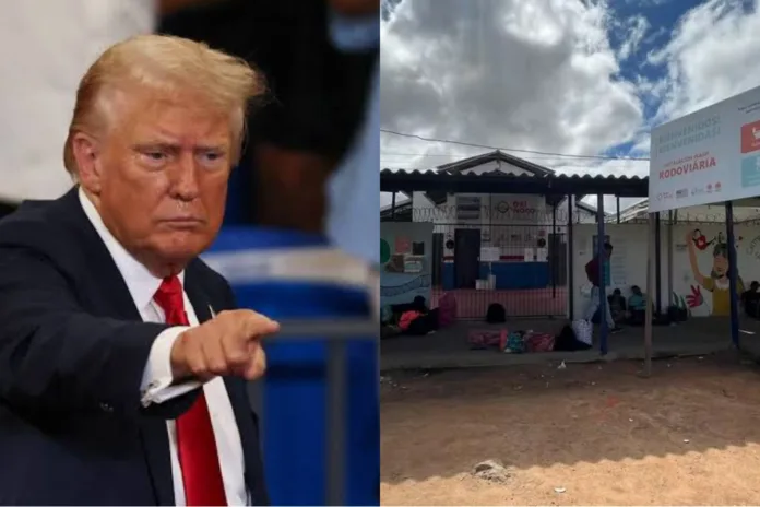 Trump - instalações sanitárias- Roraima