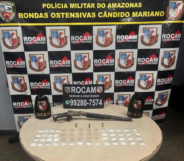 Resultado da ação policial (Foto: Divulgação/PMAM)