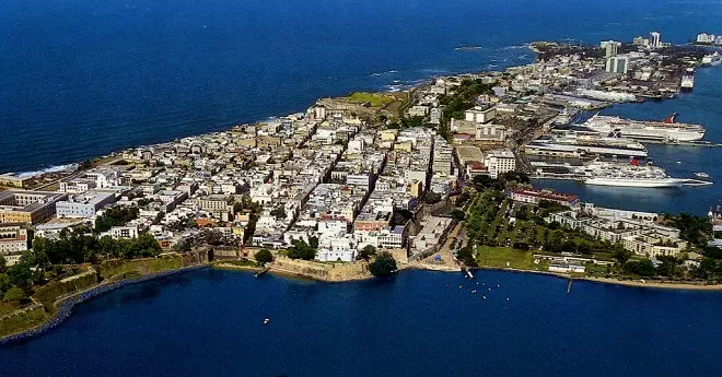 Imagem: Porto Rico de cima.