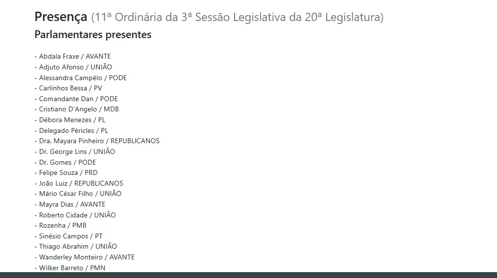 Em clima de carnaval, deputados chegam atrasados, alguns faltam e outros homenageiam Escolas de Samba