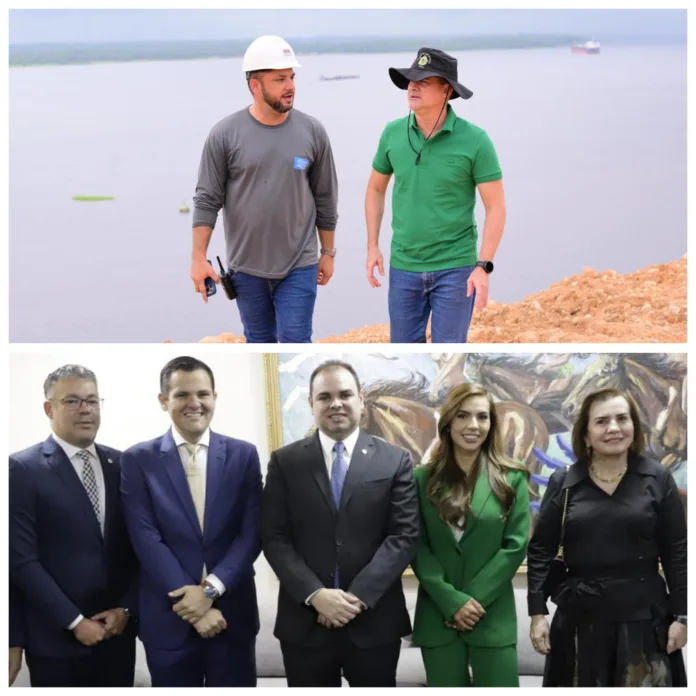 Ausente em posse de Cidade, David visita obras no Parque Encontro das Águas Rosa Almeida