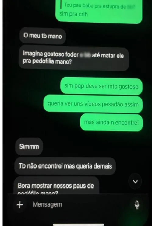 REVOLTANTE: Veja conversas de preso que fazia ritual satânico e culto à pedofilia em Manaus