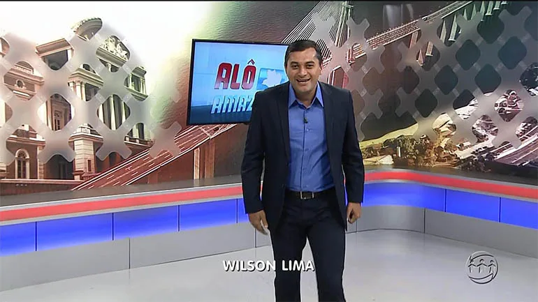 Wilson Lima apresentando o Alô Amazonas