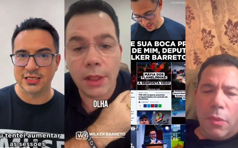 Debate é sugerido para confronto entre Rodrigo Guedes e Wilker Barreto após troca de acusações 