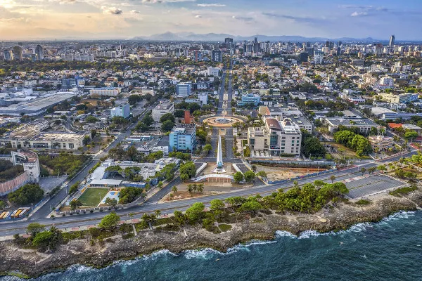 Imagem: República Dominicana de cima.