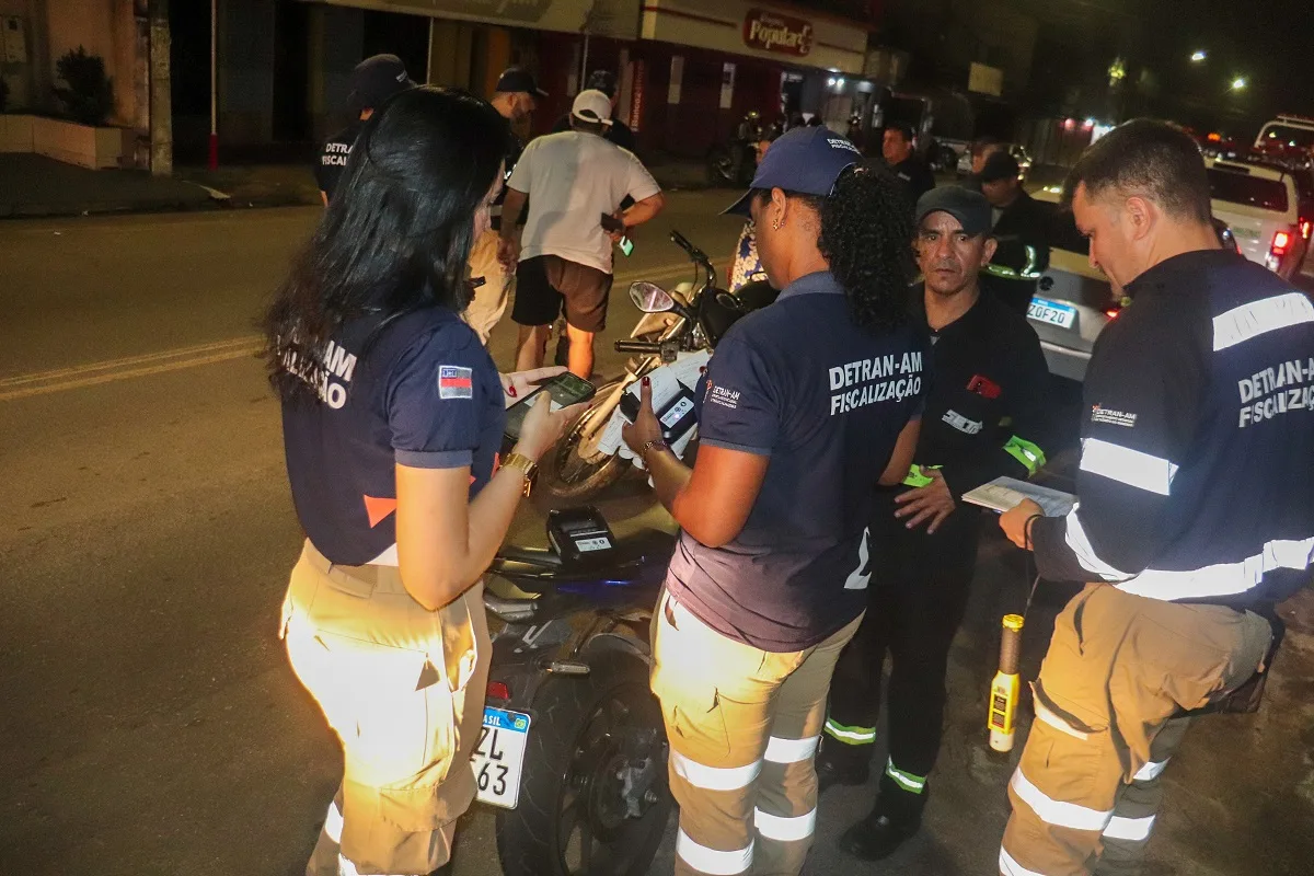 Detran flagra 275 motoristas bêbados durante carnaval em Manaus