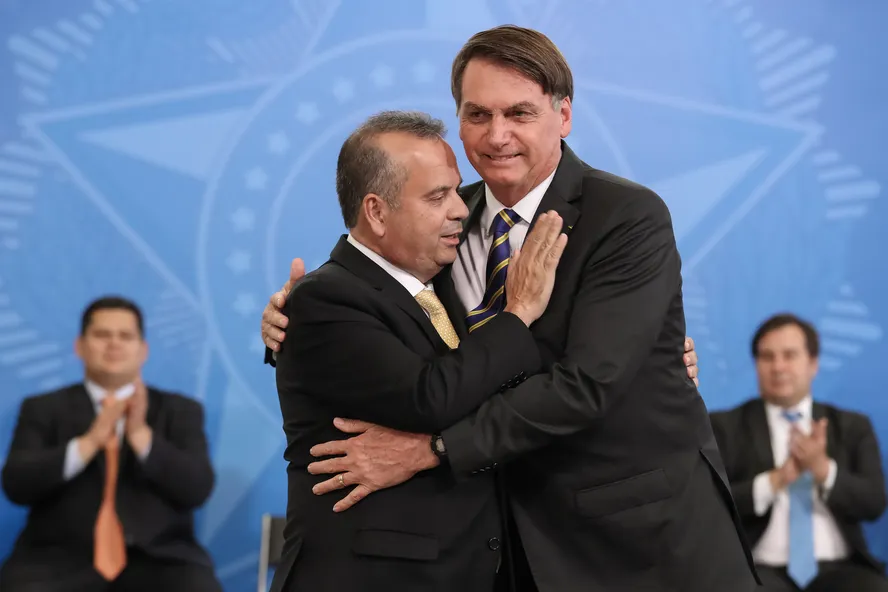 Rogério marinho e Jair Bolsonaro