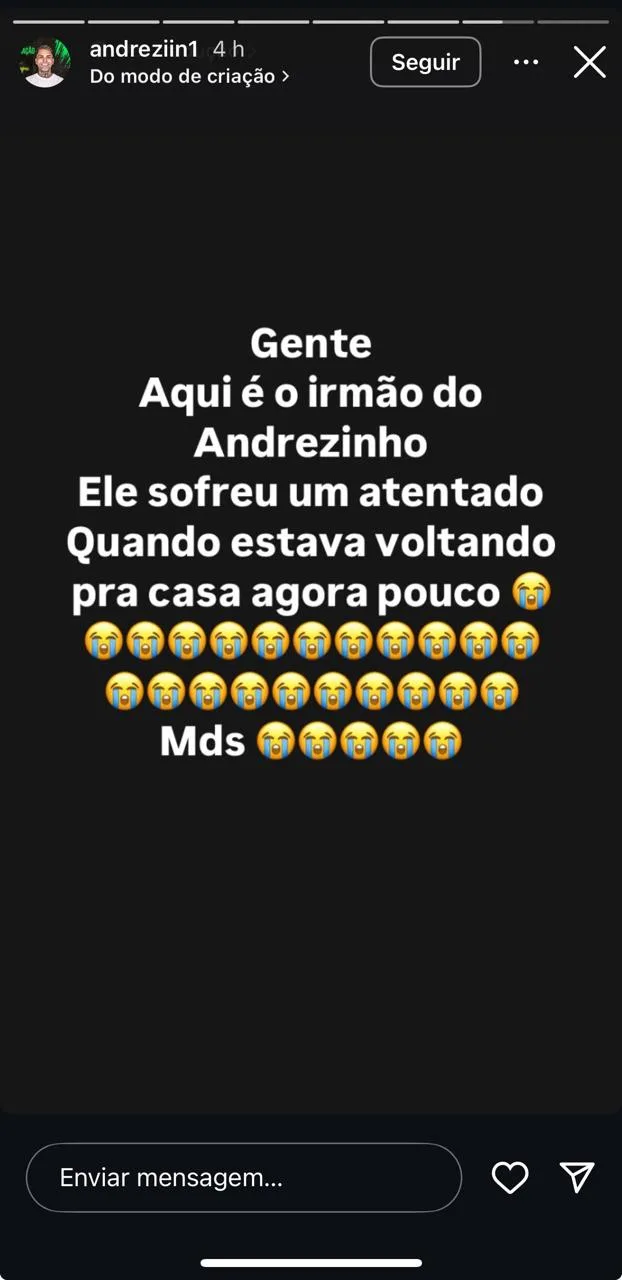 Irmão revela que cantor de forró sofreu atentado na saída de casa noturna em Manaus