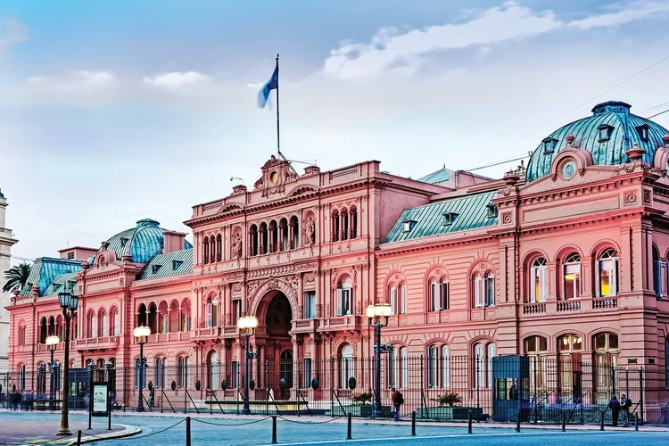 Casa Rosada, na Argentina.