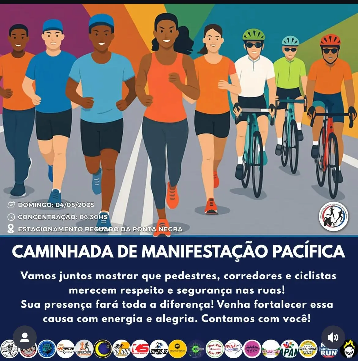 Dor e luta: Atletas protestam por segurança após morte de jovem atropelado durante corrida em Manaus