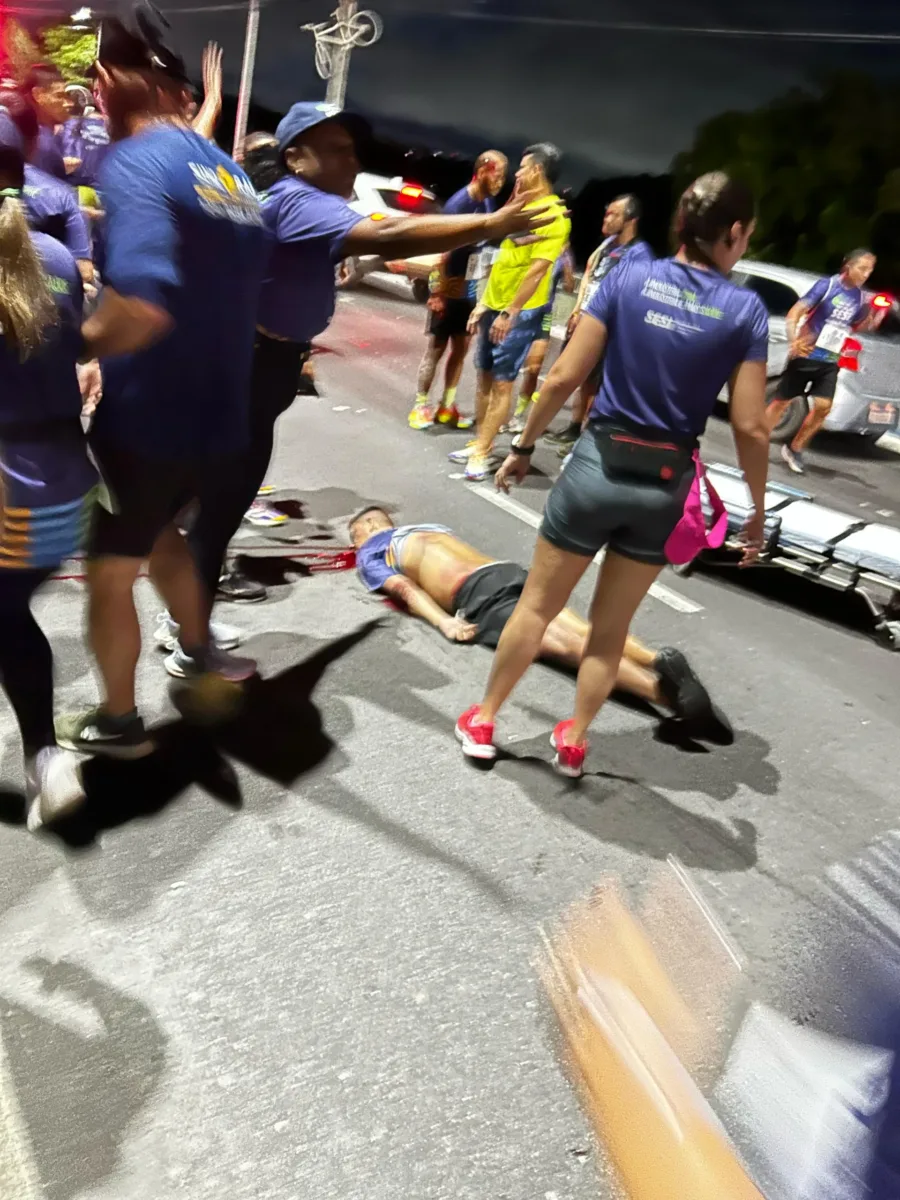 Motorista é preso após atropelar 5 pessoas durante corrida do 'Dia do Trabalhador' em Manaus