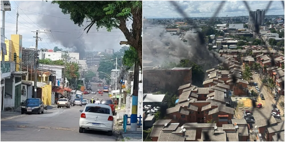VÍDEO: Incêndio atinge apartamento no Prosamim, zona sul de Manaus