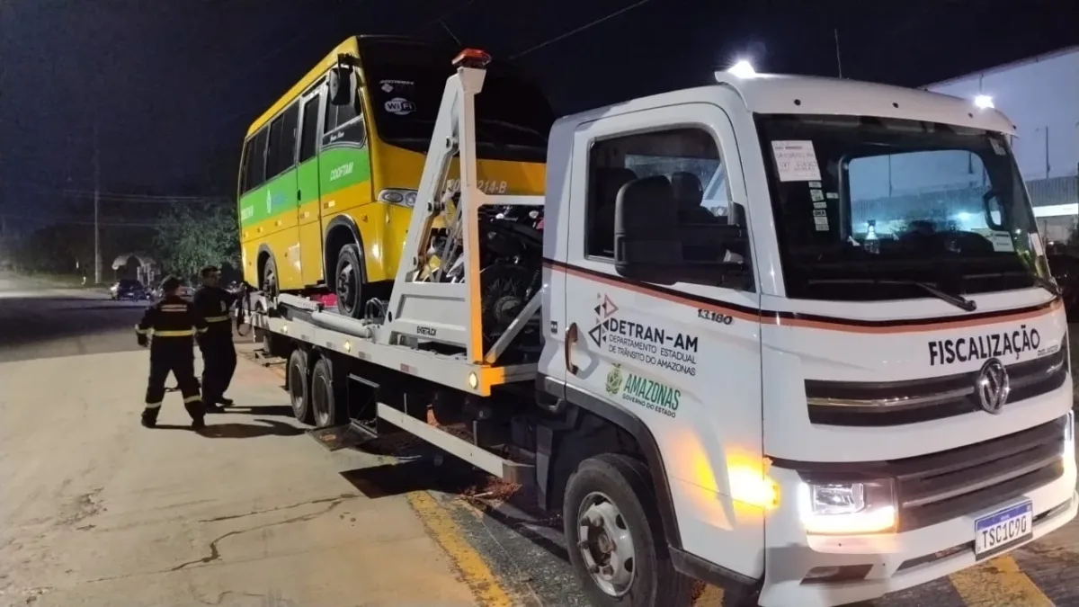 Sem CNH e embriagado, motorista de 'Amarelinho' é preso em Manaus