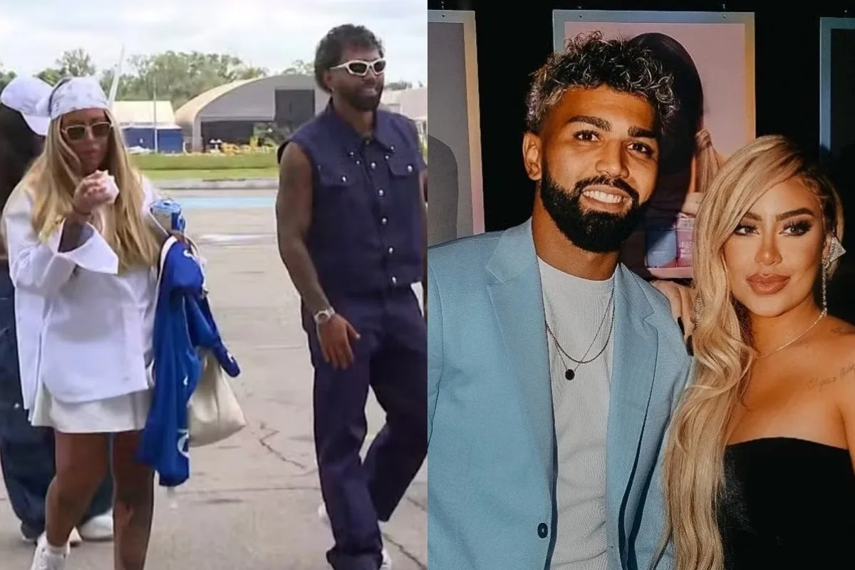 Gabigol e namorada