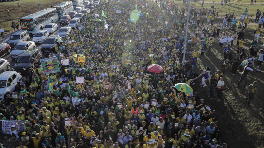 Passeata pela anistia - Ato pela anistia - Brasília