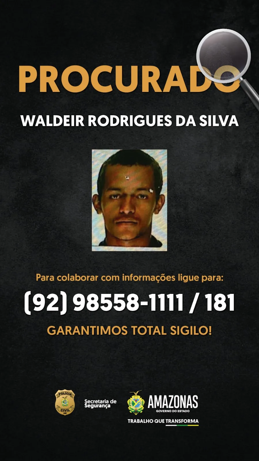 Pedreiro é procurado por aplicar golpe de mais de R$ 17 mil em Manaus