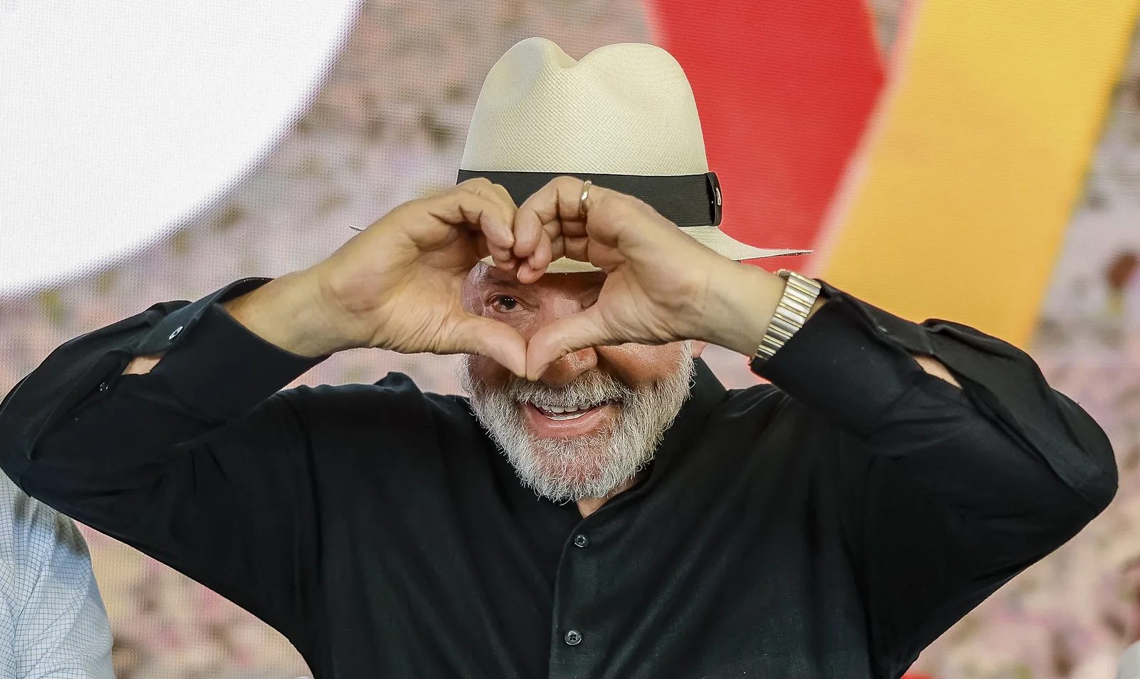 Presidente da República, Luiz Inácio Lula da Silva, durante a cerimônia de lançamento do Programa Solo Vivo e de entrega de Máquinas Agrícolas, no Mato Grosso (Foto: Ricardo Stuckert / PR)